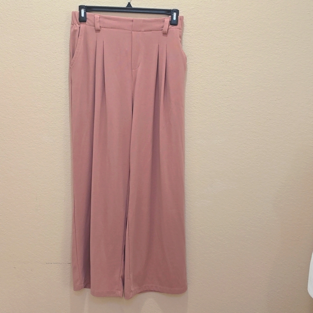 Halara Flex High Waisted Side Pocket Wide Leg Waffle Work Pants